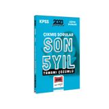 Yargı Yayınları 2023 KPSS Eğitim Bilimleri Son 5 Yıl Tamamı Çözümlü Çıkmış Sorular