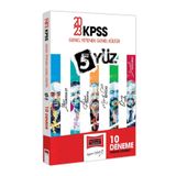 Yargı Yayınları 2023 KPSS Genel Yetenek Genel Kültür 5 Yüz Ekibi Tamamı Çözümlü 10 Deneme