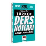 Yargı Yayınları 2023 KPSS Kısa ve Öz Türkçe Konu Anlatımlı Ders Notları