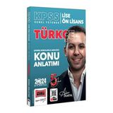 Yargı Yayınları - 2024 KPSS Lise Ön Lisans 5Yüz Ekibi Türkçe Çıkmış Sorularla Desteklenmiş Analizli Konu Anlatımı