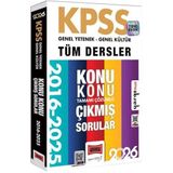 Yargı Yayınları 2026 KPSS Genel Kültür Genel Yetenek Tüm Dersler Tamamı Çözümlü 9 Yıl Çıkmış Sorular
