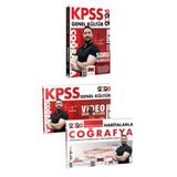 Yargı Yayınları 2026 KPSS Genel Kültür Tamamı Çözümlü Coğrafya Soru Bankası+Ders Notları+400 Haritalı Soru-3 KİTAP