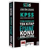 Yargı Yayınları 2026 KPSS Lise Ön Lisans Efsane Konu Anlatımlı Tek Kitap
