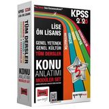 Yargı Yayınları 2026 Kpss Lise Ön Lisans Gk - Gy Tüm Dersler Konu Anlatımı Modüler Set - 5 Kitap Takım