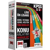 Yargı Yayınları 2026 Kpss Lise Ön Lisans Gk Gy Tüm Dersler Konu Anlatımı Modüler Set