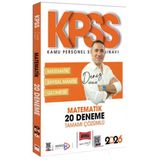 Yargı Yayınları 2026 KPSS Tamamı Çözümlü Matematik 20 Deneme