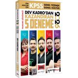Yargı Yayınları 2026 KPSS Tüm Adaylar İçin Tamamı Çözümlü Dev Kadrodan Kazandıran 5 Deneme