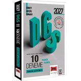 Yargı Yayınları 2027 DGS Sayısal-Sözel Yetenek Tamamı Çözümlü Fasikül Fasikül 10 Deneme