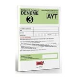Yargı Yayınları AYT Türkiye Geneli Deneme Sınavı 3