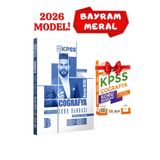 Yargı Yayınları Benim Hocam Yayınları Bayram Meral 2026 KPSS Coğrafya Soru Bankası
