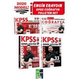 Yargı Yayınları Engin Eraydın | 2026 KPSS Coğrafya Video Ders Notları+Haritalarla Coğrafya+Soru Bankası+Deneme