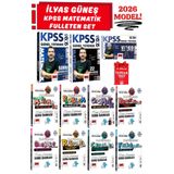 Yargı Yayınları İlyas Güneş KPSS Fulleten Set|Soru Bankası+Deneme+Video Ders Notları+Taktiklerle Matematik Serisi