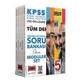 Yargı Yayınları Kpss Lise Ön Lisans 5Yüz Ekibi Gk-Gy Tüm Dersler Çözümlü Ve Cevaplı Modüler Soru Bankası Seti