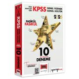 Yargı Yayınları Yargı 2026 KPSS Genel Yetenek Genel Kültür On Numara 5 Yıldız 10 Deneme Fasikül Çözümlü Yargı Yayınl