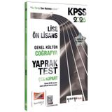 Yargı Yayınları Yargı 2026 KPSS Lise Ön Lisans Coğrafya Yaprak Test