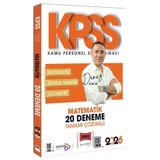 Yargı Yayınları Yargı 2026 KPSS Matematik 20 Deneme Çözümlü - Deniz Atalay
