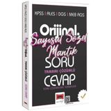 Yargı Yayınları Yargı 2026 KPSS MEB-AGS ALES DGS Sayısal Sözel Mantık Orijinal Soru Cevap Kitabı Çözümlü Yargı Yayın