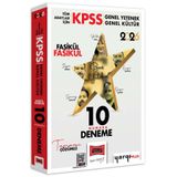 Yargı Yayınları Yargı 2026 KPSS Tüm Adaylar İçin GK-GY Tüm Dersler Fasikül Fasikül On Numara 5 Yıldız 10 Deneme