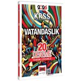 Yargı Yayınları Yargı 2026 KPSS Vatandaşlık 20 Deneme Çözümlü - Cangül Erlik