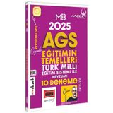 Yargı Yayınları Yargı Yayınları 2025 MEB-AGS Eğitimin Temelleri Türk Milli Eğitim Sistemi ile Mevzuatı 10 Deneme