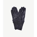 YARGICI Bileği Trikolu Deri Eldiven M/L, M/L, 25KKED2011X, Siyah, kadın