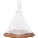 Yargıcı Cam Kapaklı Mango Ağacı Yuvarlak Servis Tabağı(22x30 Cm) - Renkli