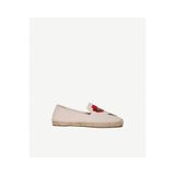 Yargıcı Çiçek Desenli Nakış İşleme Espadril