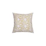 Yargıcı Çiçek Desenli Pamuk Kumaş Kare Yastık(50x50 Cm)