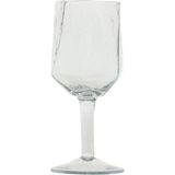 Yargıcı Geri Dönüştürülmüş Cam Köşeli Kadeh(9x16 Cm) - Renkli