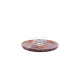 Yargıcı Mango Ağacı Cam Kaseli Servis Tabağı(20x7 Cm)