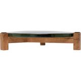 Yargıcı Mango Ağacı Standlı Cam Yuvarlak Servis Tabağı(30x6 Cm) - Renkli