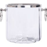 Yargıcı Metal Cam Buz Kovası(18x18 Cm) - Renkli