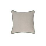 Yargıcı Overlok Kenarlı Keten Pamuk Kare Yastık(45x45 Cm)