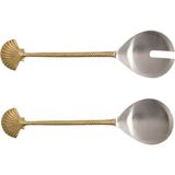 Yargıcı Paslanmaz Çelik Salata Servis Seti(8x27x2 Cm) - Renkli