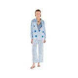 Yargıcı Rahat Kalıp Beli Büzgülü Pantolon, S, 25YKPN3037B, Mavi, Kadın