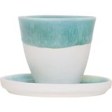 Yargıcı Seramik El Yapımı Kahve Fincan Seti(7x6 Cm) - Renkli