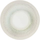 Yargıcı Soyut Desenli Porselen Çukur Tabak(20 Cm) - Renkli