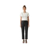 YARGICI Tapered Normal Bel Pantolon, 36, 25KKPN3095X, Siyah, Kadın