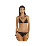 Yargıcı Toka Detaylı Bikini Üst, M, 25YKBW1021B, Siyah, Kadın