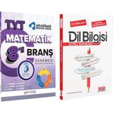 Yarıçap Yayınları Tyt Matematik 8 Li Branş Denemesi Ve Akm Dil Bilgisi Soru Bankası Seti 2 Kitap