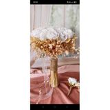 Yarım Elma Design İncili Güllü Gelin Çiçeği Gelin Buketi