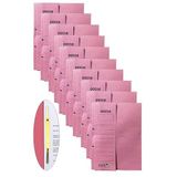 Yarım Kapak Telli Dosya Pembe Karton 20 Adet Karton Yarım Kapaklı Kapsüllü Dosya A4 Boy 24X32 Cm Klasör İçin Büro Ofis