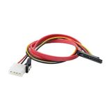 Yarım Metre 22 Pin Sata Data Power 7 Pin Sata Molex Power 0.5 Metre22 Pin Sata Data Power 7 Pin Sata Molex Power