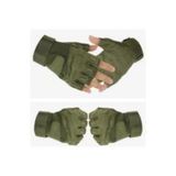 Yarım Parmak Takdik Haki Eldiven- Xl