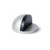 Yarımay Yapışkanlı Kapı Kolu Stoperi, Metal Kapı Tamponu, Koruyucu Kapı Durdurucu (1, Saten)