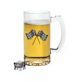 Yarış Bayrağı Baskılı Bira Bardağı - Bira Bardak