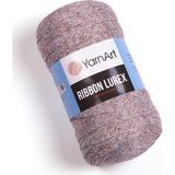 Yarnart 727 Ribbon Lurex Simli Aksesuar Gri Bakır El Örgü İpi