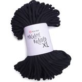 Yarnart 750 Macrame Braided Makrome Siyah El Örgü İpi