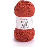 Yarnart Cotton Gold Paıllettes - Örgü Ipi KİREMİT-7117 - 41 Delft Blue