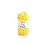 Yarnart Cotton Gold Paillettes Sarı 7106 Işıltılı Pullu El Örgü İpi